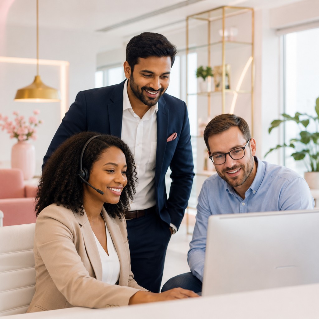 NEXGEN consultants ready to support your enquiry — team collaborating in a modern office