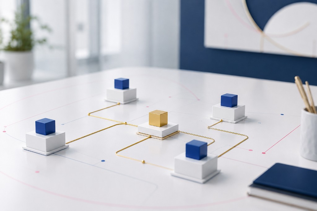 Connected teams with clear structure and alignment